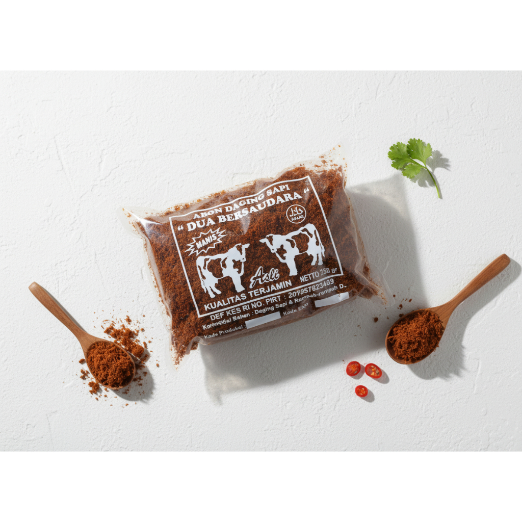 Abon Daging Sapi Dua Bersaudara 250 gram/ Abon Sapi