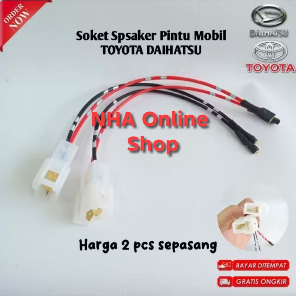 Soket Speaker Plug & Play Untuk Mobil Toyota & Daihatsu