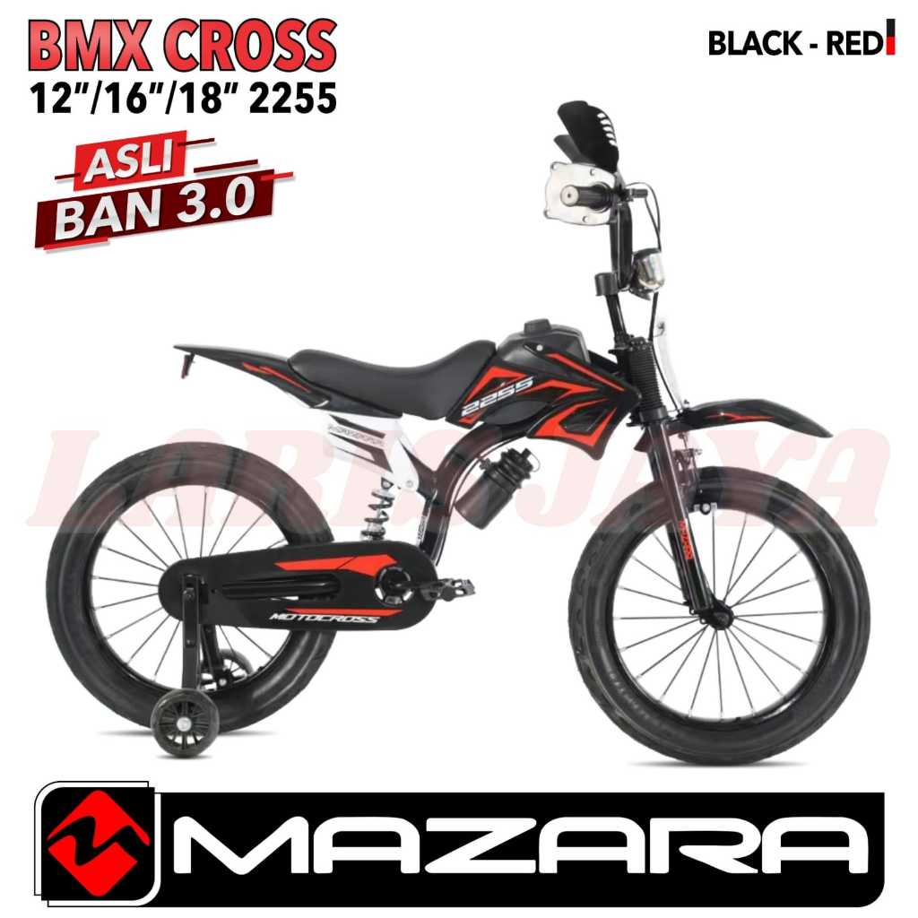 Sepeda Anak BMX Trail mazara 2255 18 Inch ban besar pakai shock breker  Usia 6-8  Tahun TERBARU