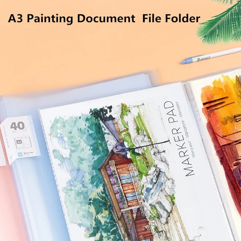 Arsyl Com A3 40 Lembar Clear Holder File Simplease Display Book Map Plastik File Map Plastik