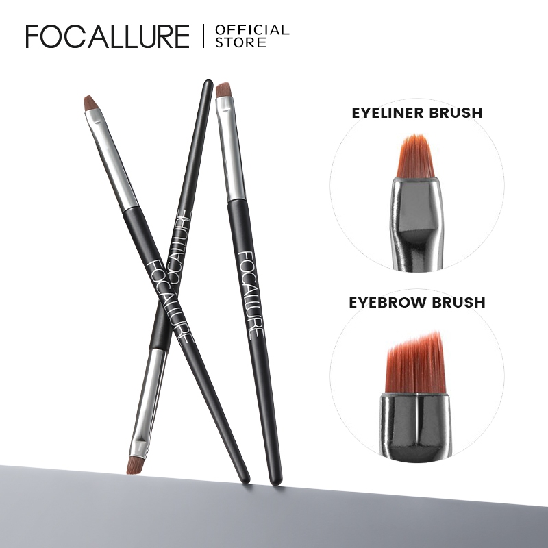 FOCALLURE 1pcs Eyeliner Brush  Eyebrow Brush