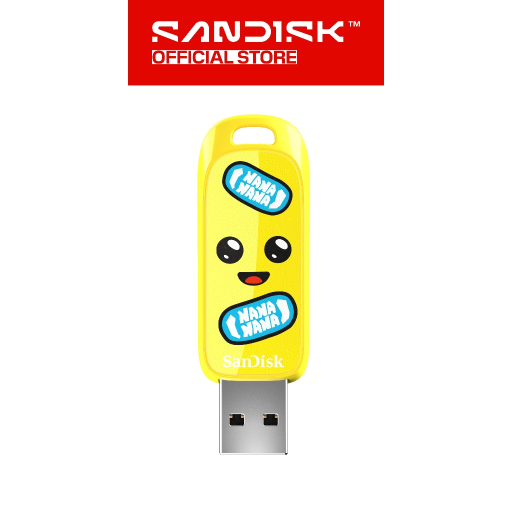 SanDisk Fortnite Flash Drive 64GB / 128GB / 256GB USB 3.2 Peely Edition
