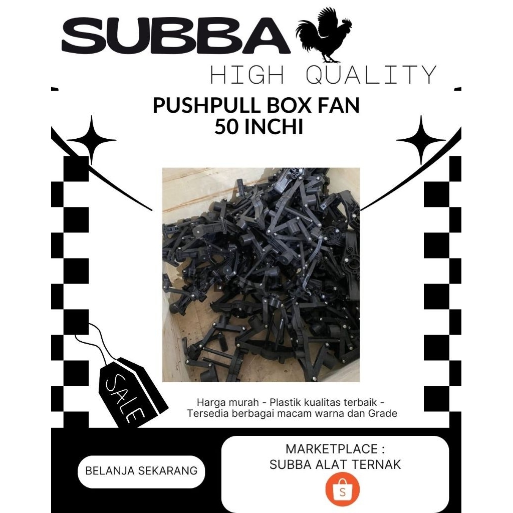 PUSHPULL BOX FAN 50 INCHI