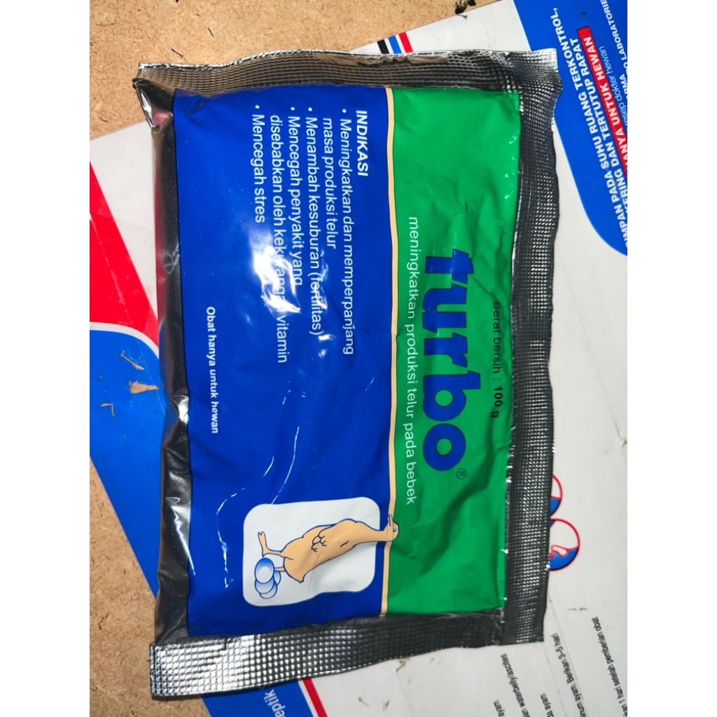 TURBO 100gr/ UNTUK BEBEK BERTELUR