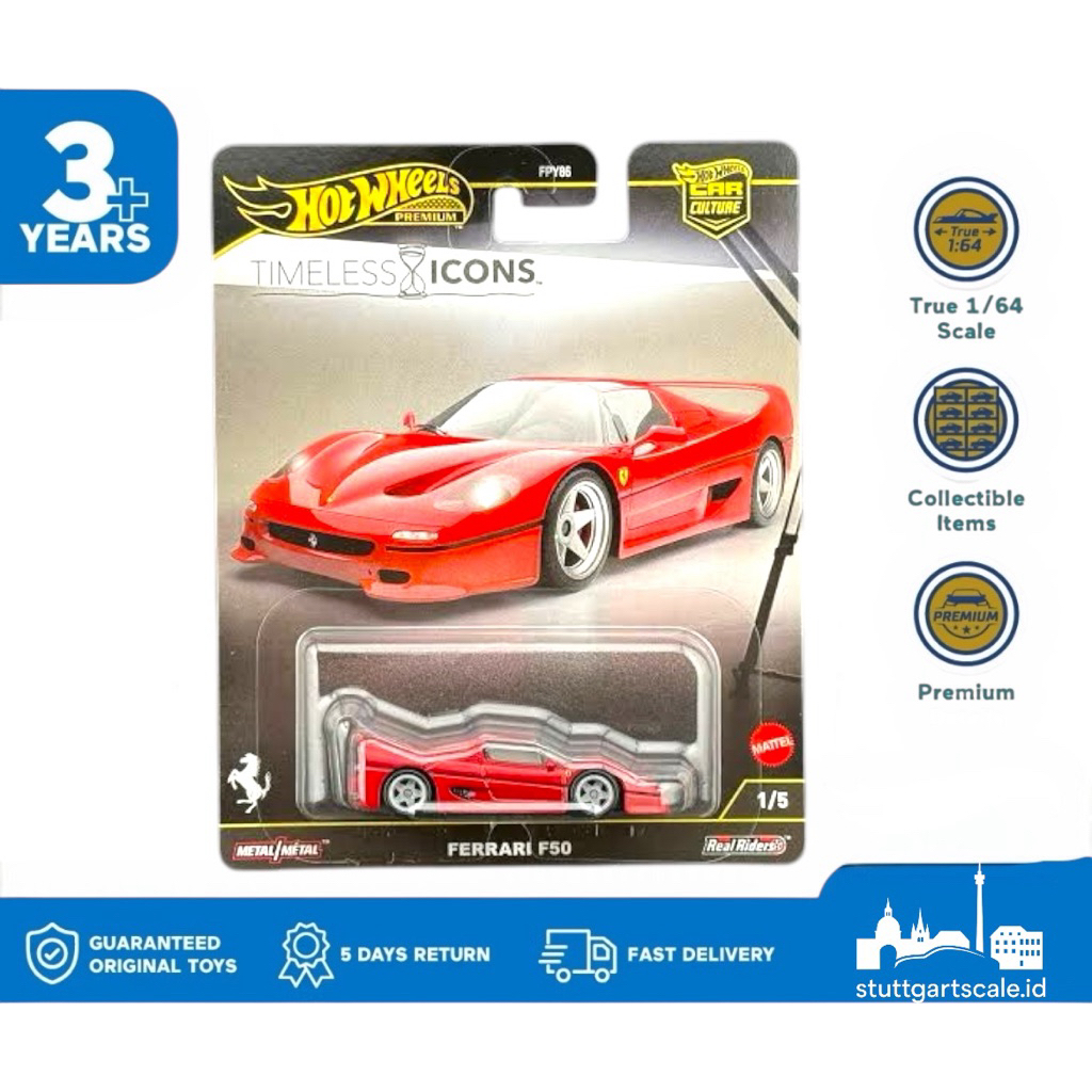Hotwheels Premium - Timeless Icons Ferrari F50
