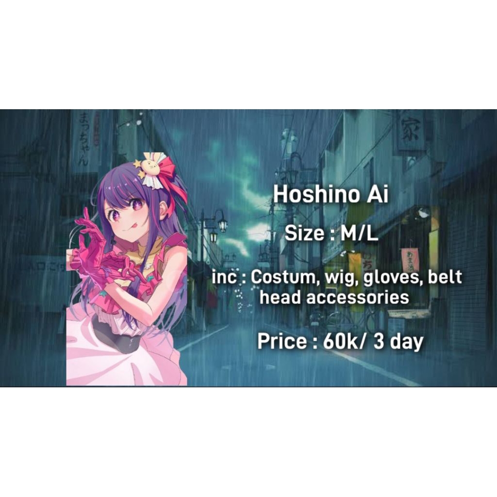Rental Costum Hoshino Ai