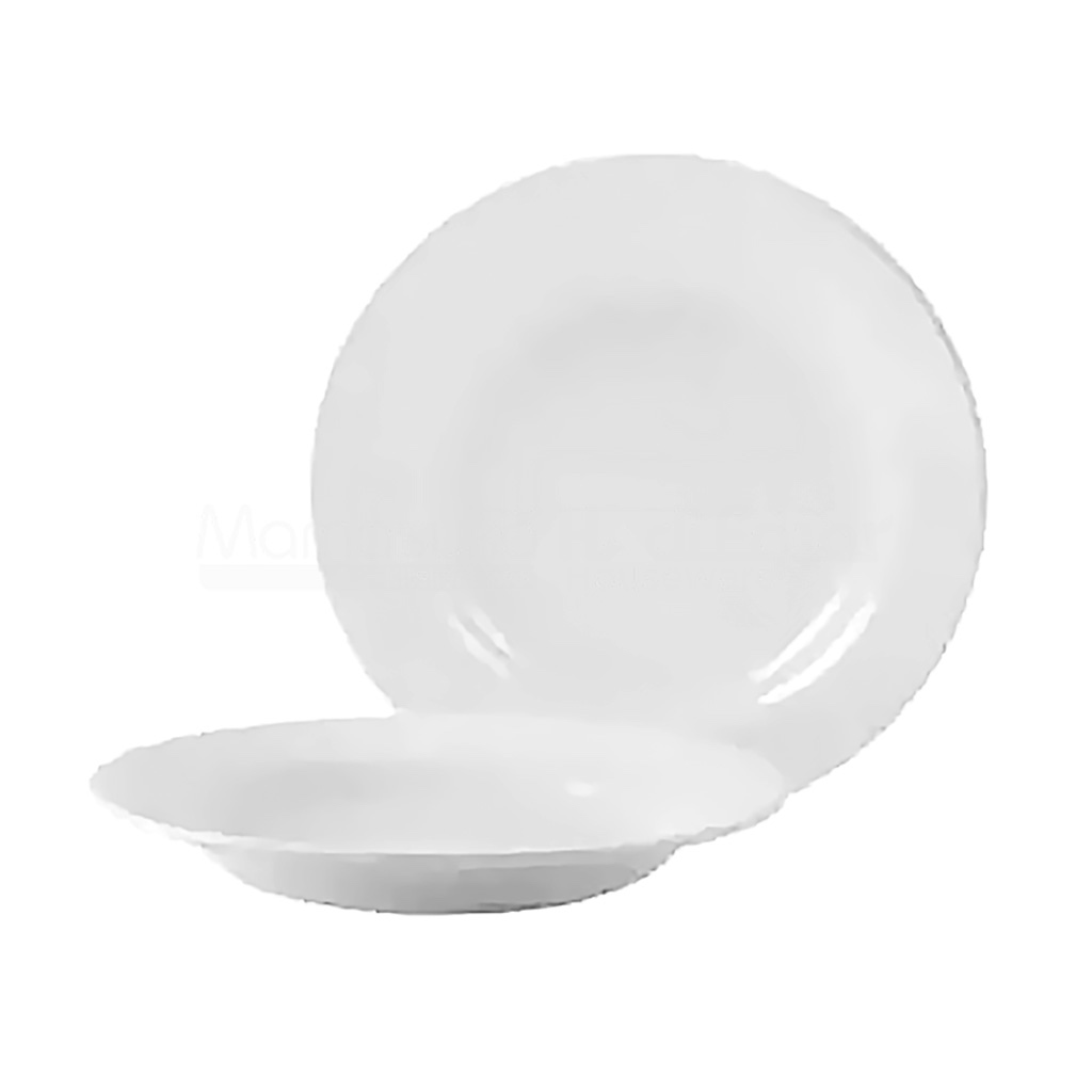 ONYX piring ceper 6 cm warna putih 1106S / piring kue ceper 6 inch / piring melamin putih polos aman