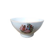 1 pcs Mangkok keramik 8inch motif nyonya made in china / mangkok jadul soto bakso ukuran 8 cm / mang
