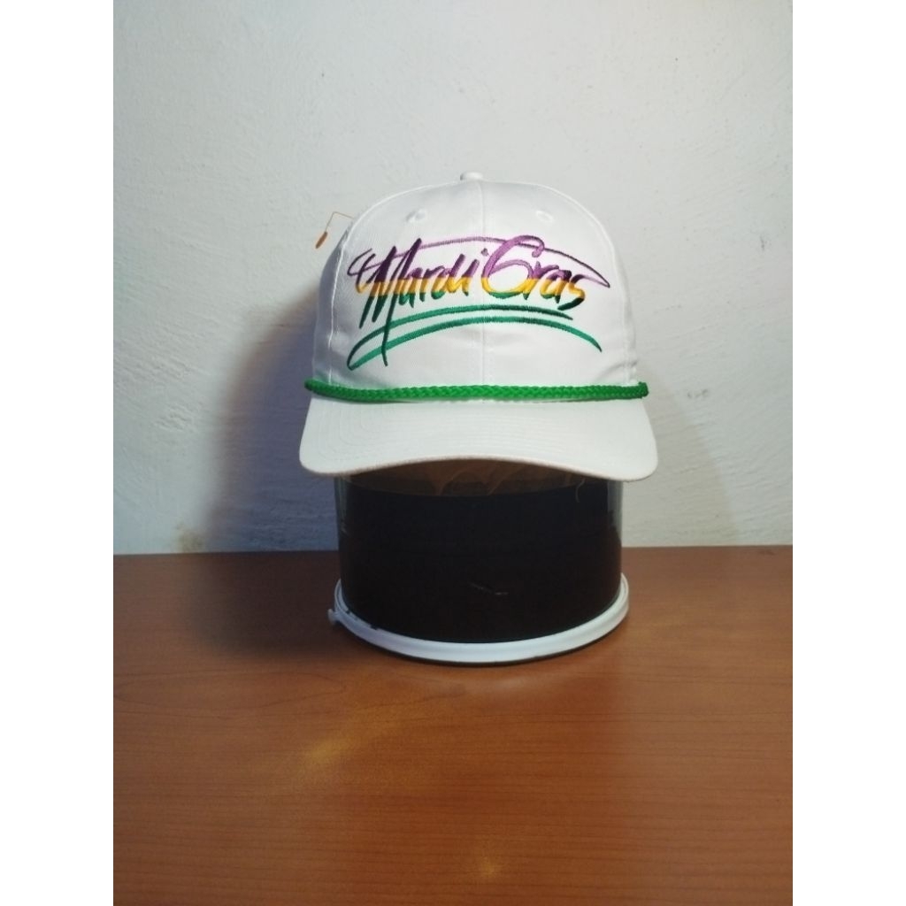 Topi Ropehat Mardi Grass Likenew