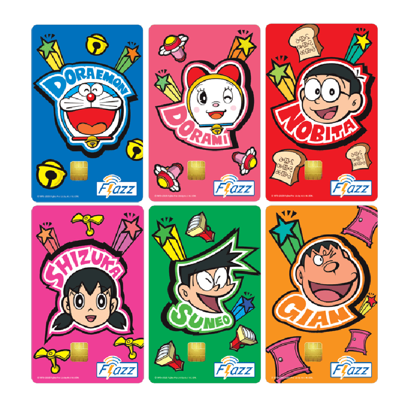 Kartu Flazz Doraemon Generasi 2 | Flazz Gen 2 Edisi Doraemon Colour