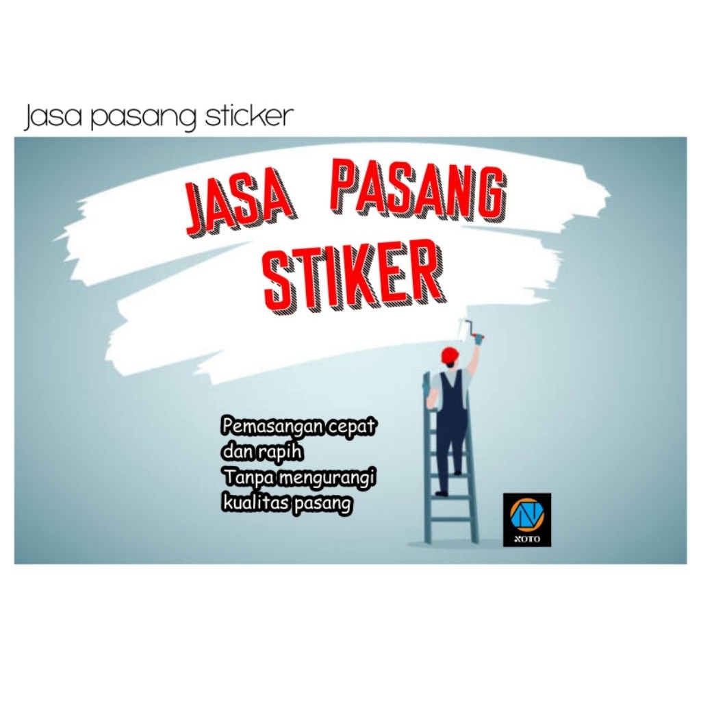Jasa pasang stiker, wallpaper