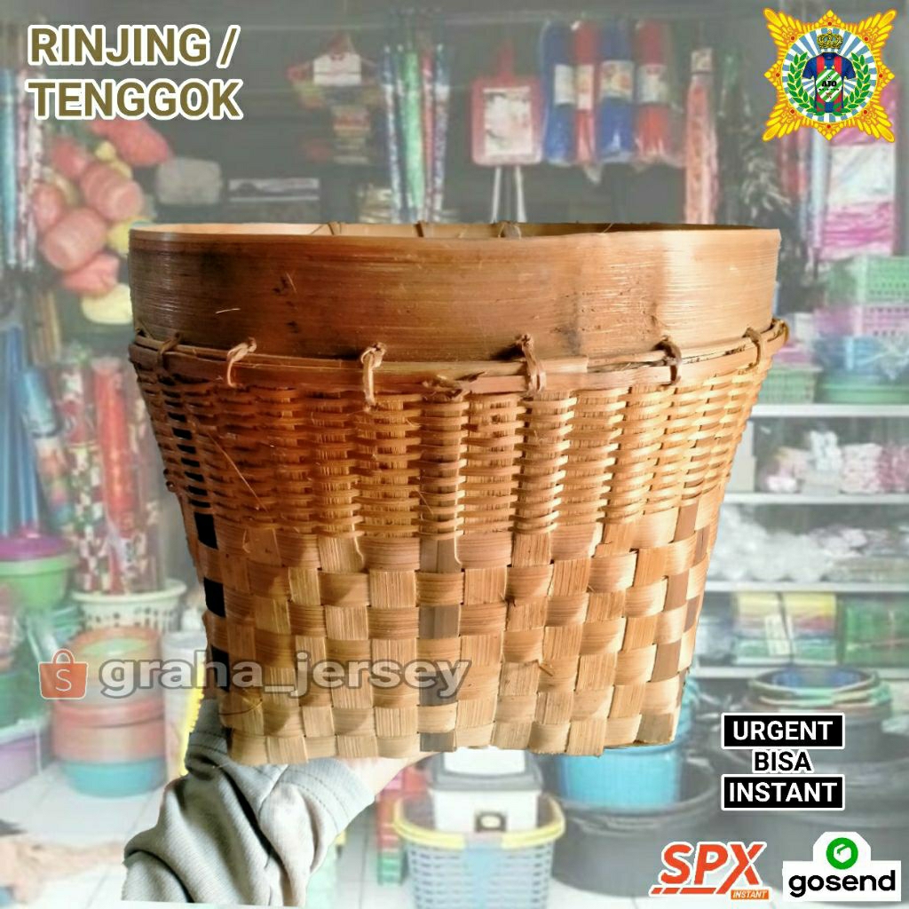RINJING / TENGGOK / BAKUL JAMU / TRADISIONAL / ALAT BAMBU
