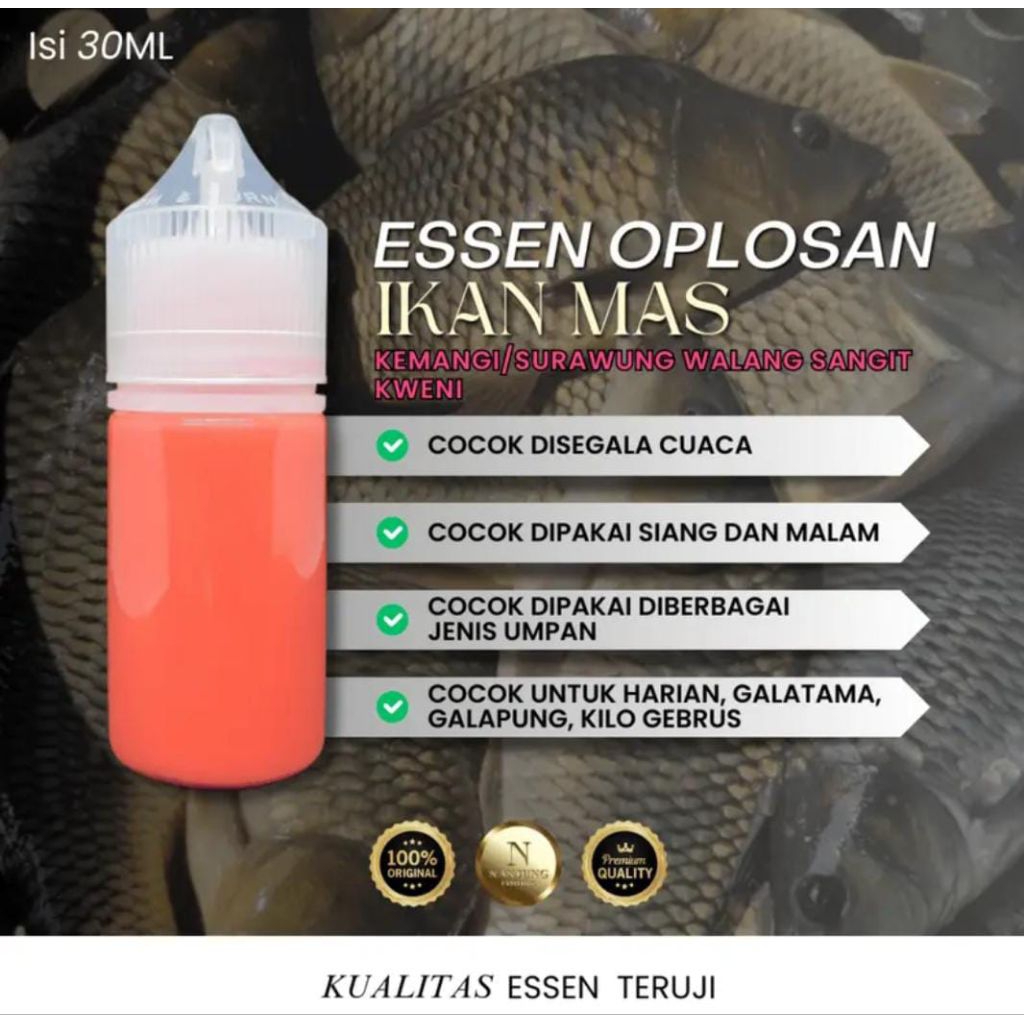 Essen Oplosan Ikan Mas Dominan Aroma Kemangi Surawung Walang Sangit Kaweni