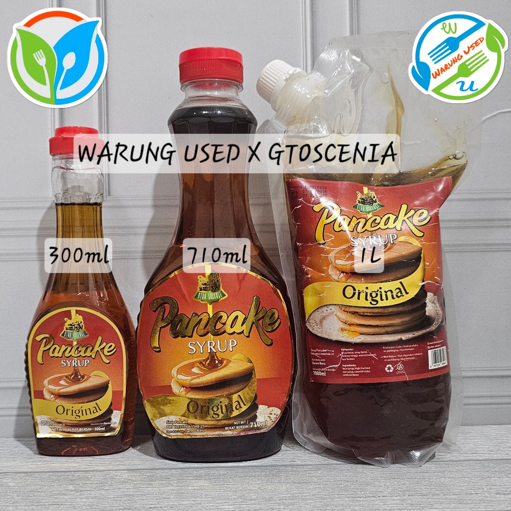 Star Village 300ml 710ml 1000ml Pancake Original Maple Flavor Syrup |  Caramel Syrup