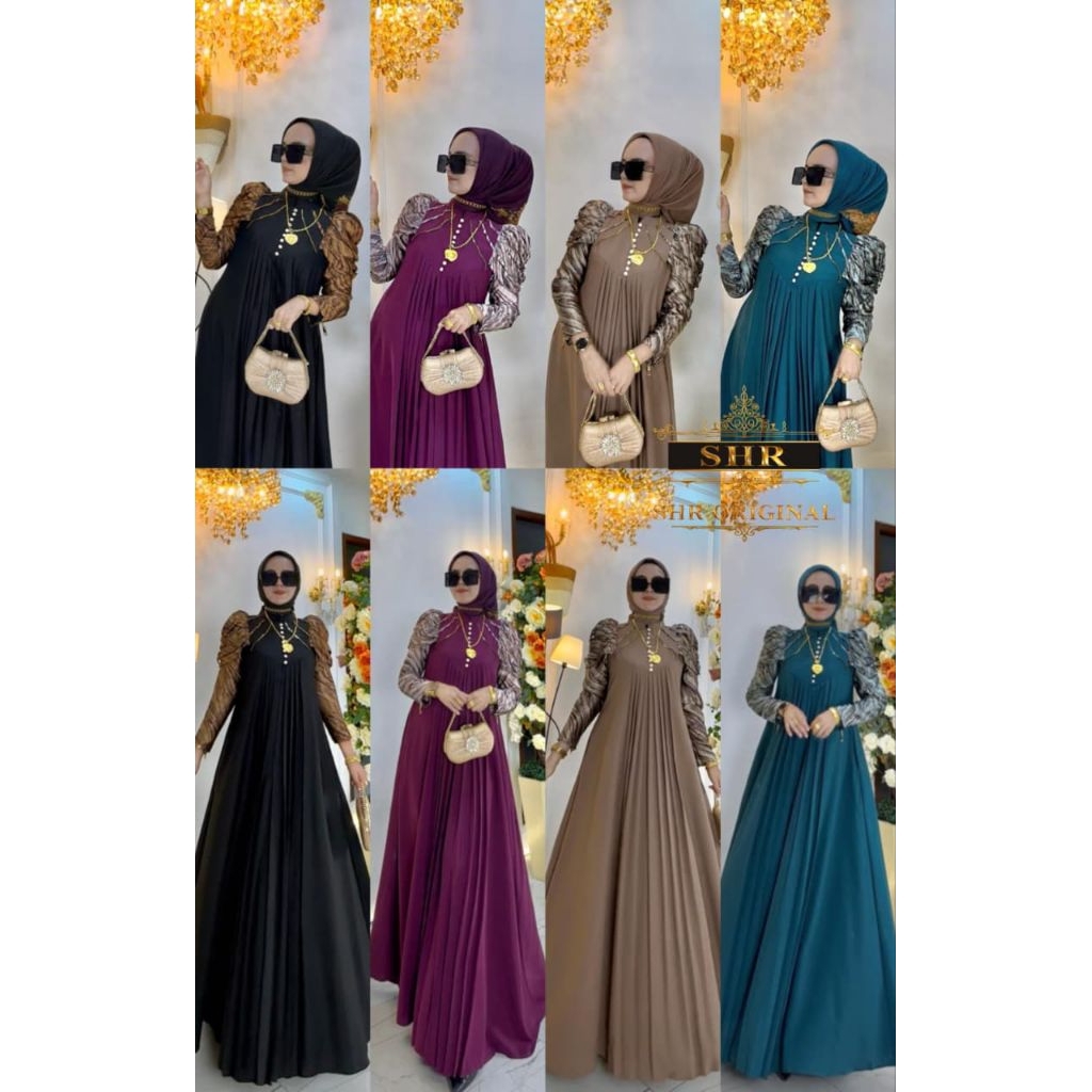 "NEW SHR ORI"READY MAXI DRES PRINCES  ZEBRA BY SHR ORI