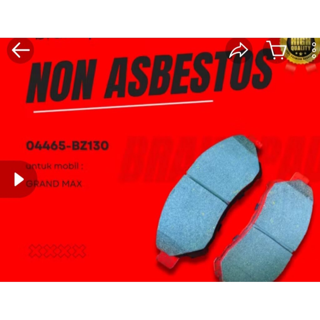 Kampas Rem Depan Grand Max