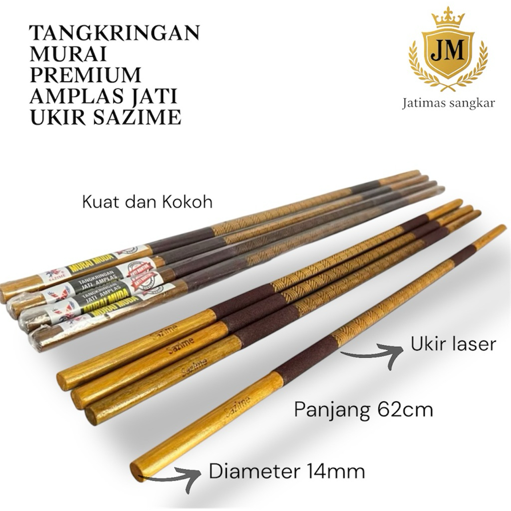 Tangkringan Jati Amplas Murai Batu Kualitas Premium Sazime