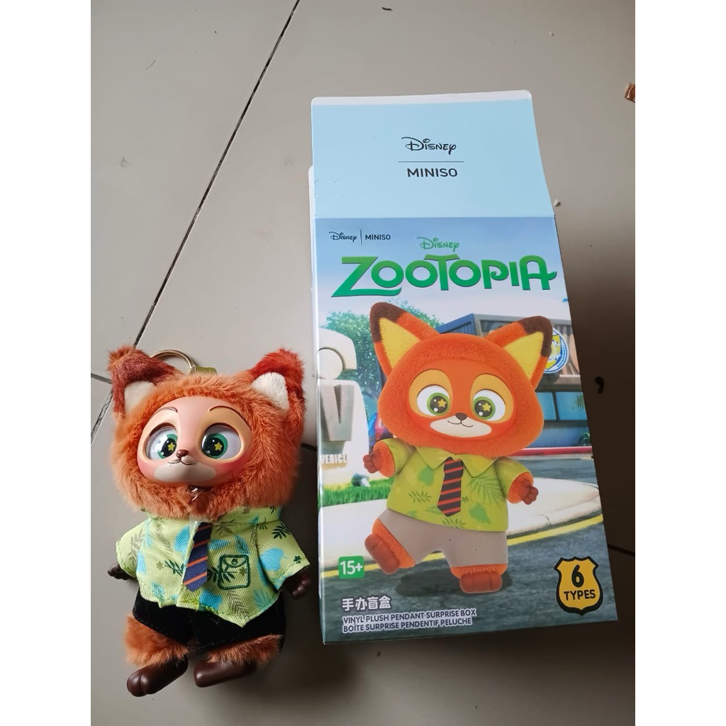 Boneka Zootopia Miniso