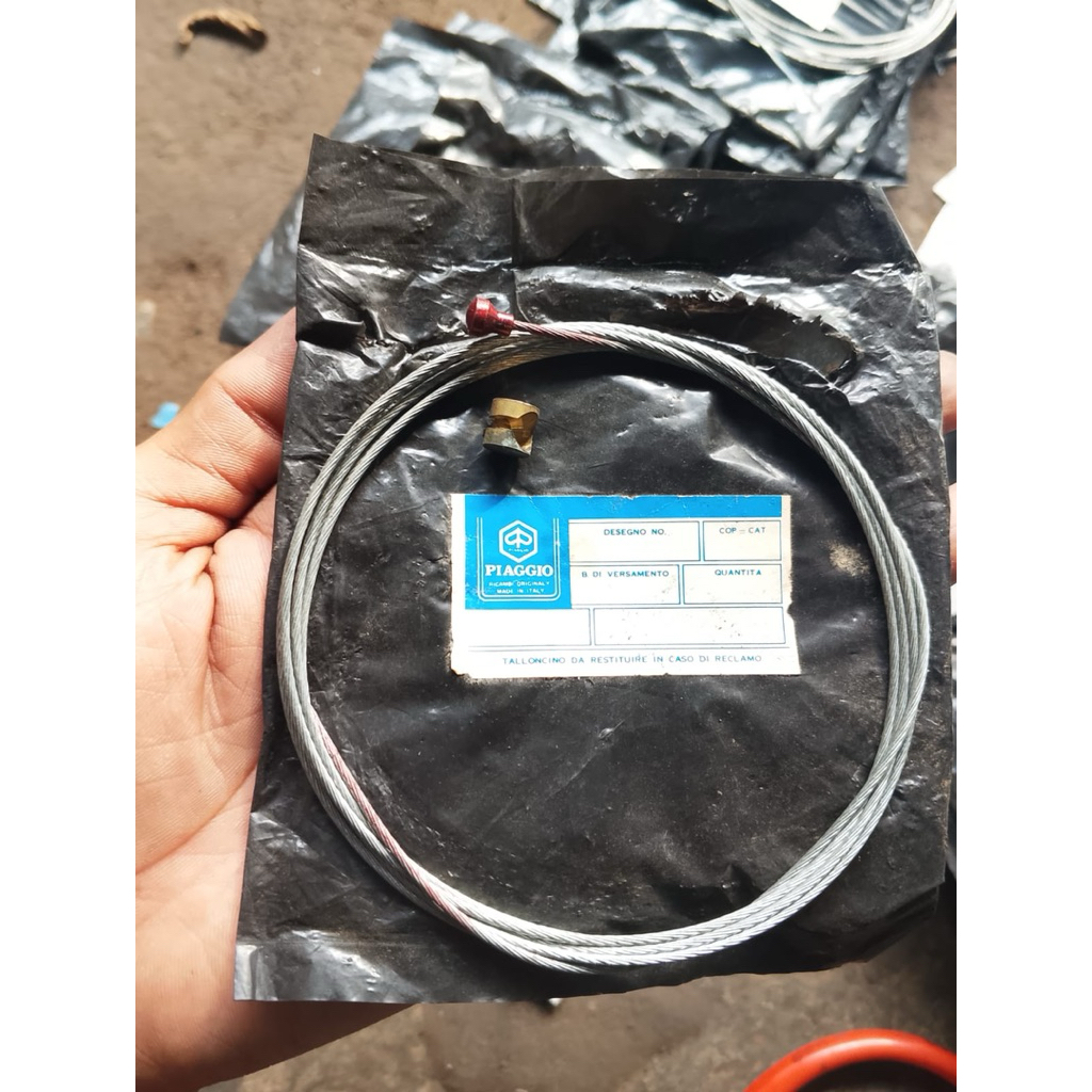 kabel seling kawat kopling vespa original nos