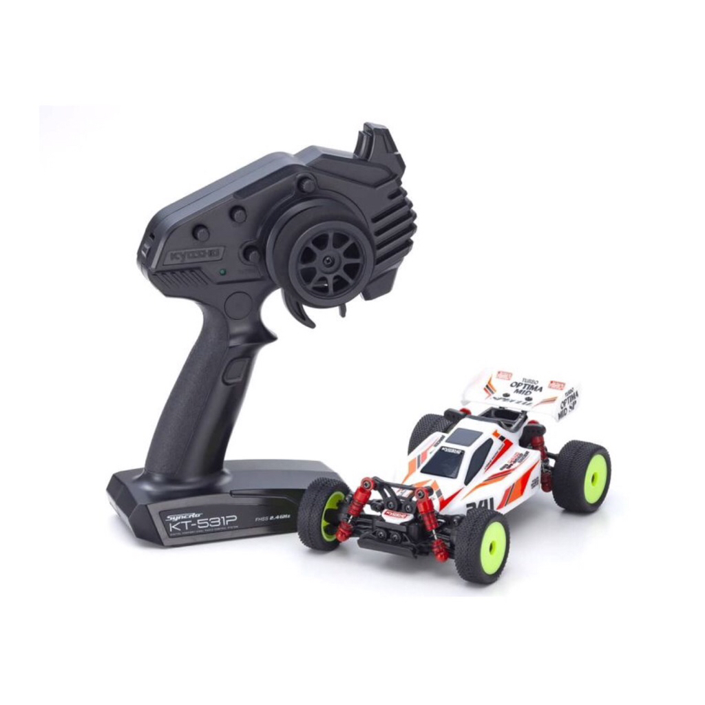 32096W KYOSHO MINI-Z Buggy TURBO OPTIMA Mid Special White