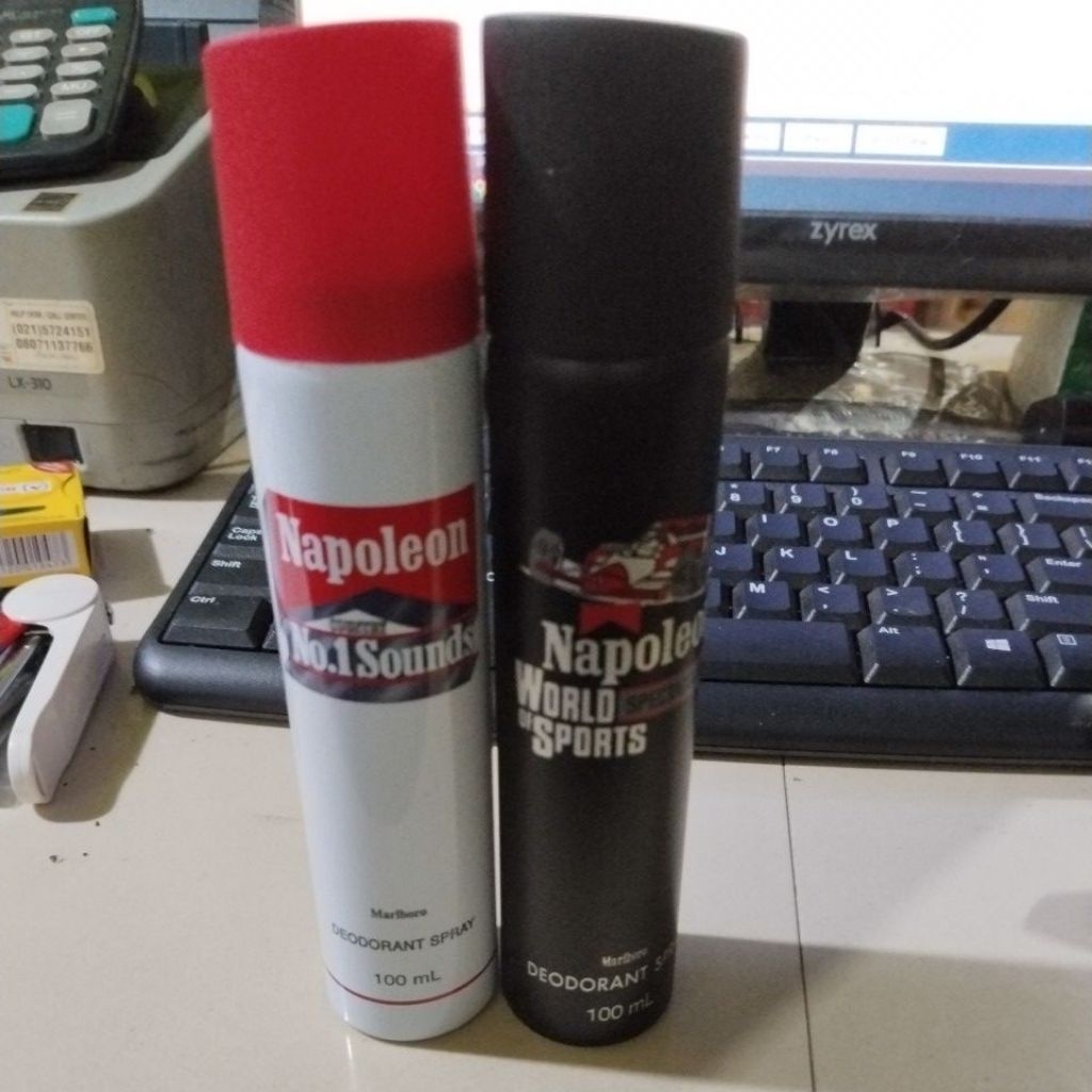 parfum napoleon hitam & merah 100ml