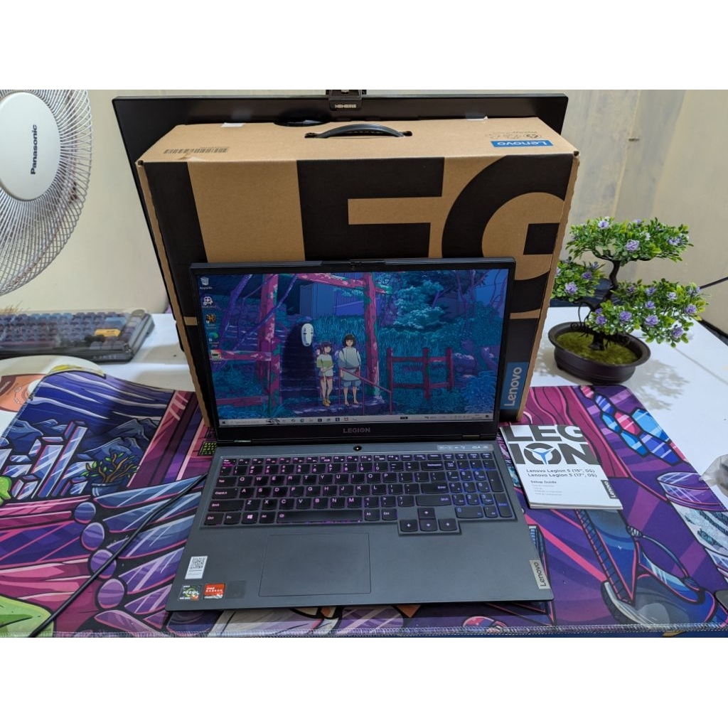 Laptop Gaming Lenovo Legion 5 15ARH05H AMD Ryzen 7 4800H 16 CPUs Nvidia RTX 2060 VRAM 6GB SSD 512GB 