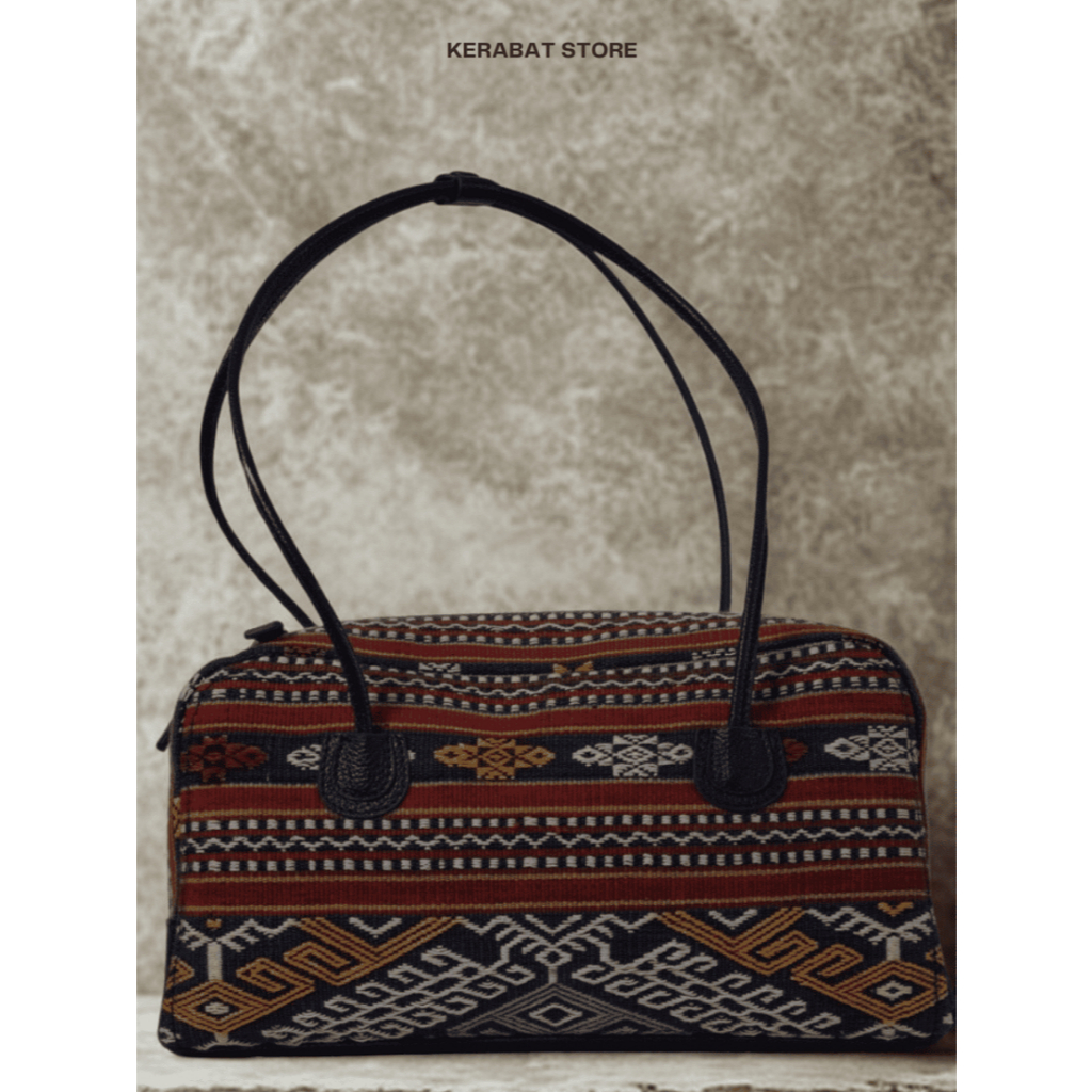 RIZ BATIK - SIBIL TAS TENUN MOTIF BATIK - TAS PREMIUM WANITA, SHOULDER BAG, TAS WANITA, TAS BAHU, TA