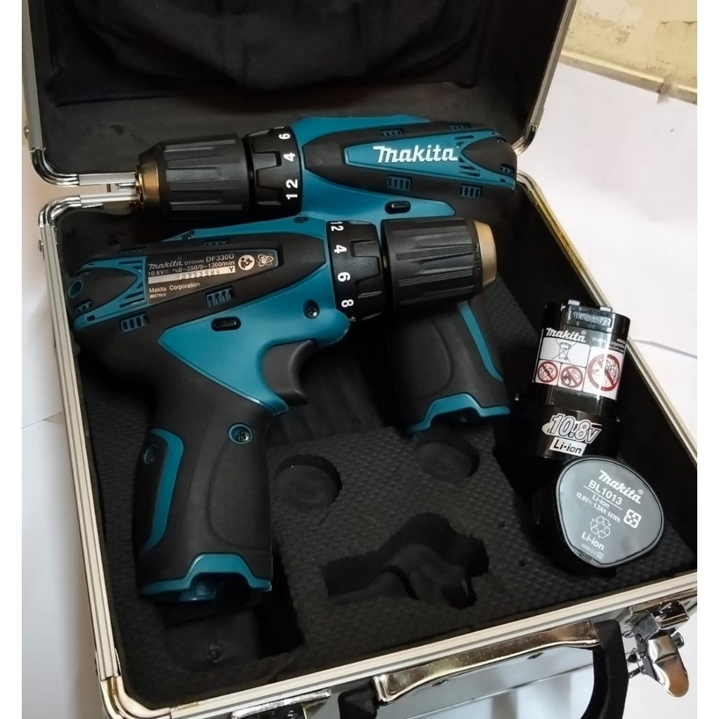 MAKITA COMBO KIT DF330D CORDLESS DRIVER DRILL MACHINE LITHIUM BATTERY 10.8V