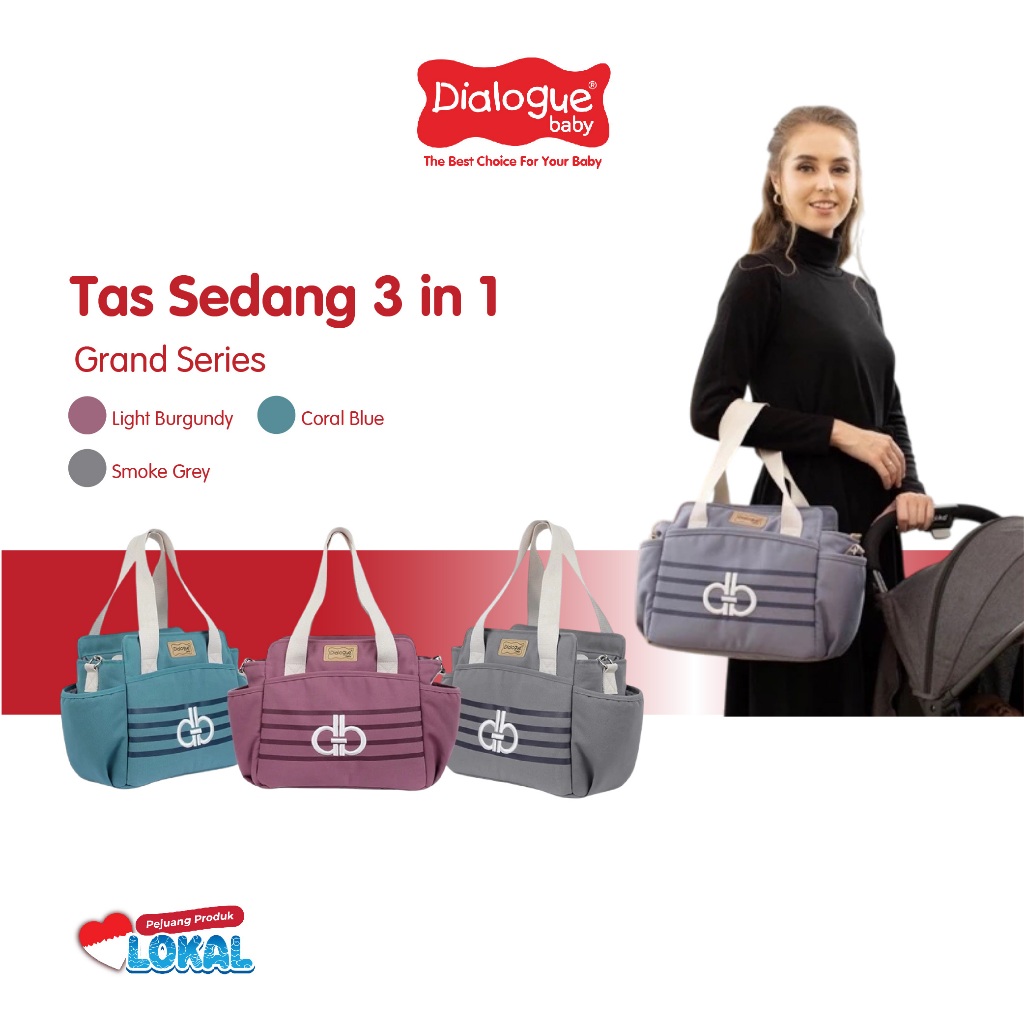 Dialogue Baby Tas Ransel + Cooler Diaper Bag Grand Series - DGT7416