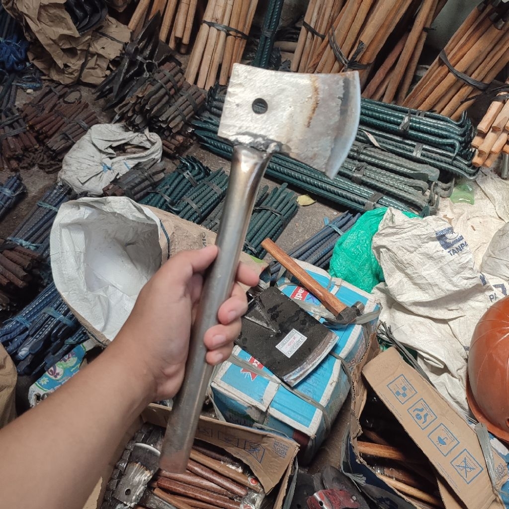 KAPAK KAMPAK CACAH TULANG KAYU DAGING BAMBU FULL BESI