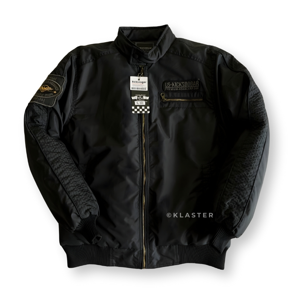 KLASTER - Jaket Bomber Pria Casual Premium 100% Original Jaket Kicksoogar Tebal Waterproof Jaket Pri