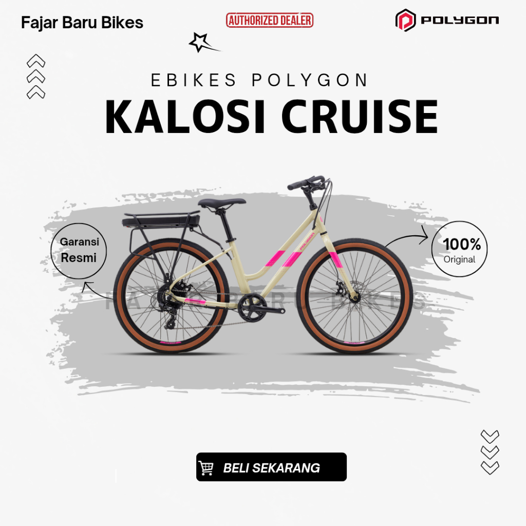 Polygon Sepeda Listrik Kalosi Cruise Ebike Polygon