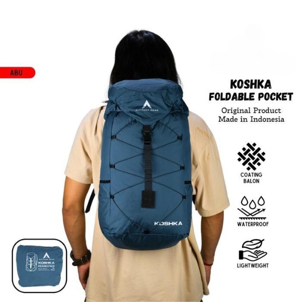 Eiger - Tas Ransel Summit Lipat 25 Liter Camping Hiking Waterproof Coating Balon Foldable Pocket