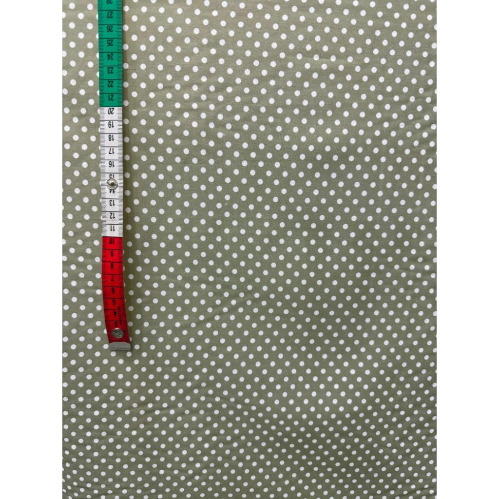 kain katun motif polkadot Lebar 150cm