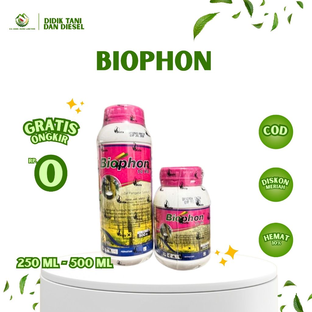 Biophon 10 PA (Zat Pengatur Tumbuh) | Nutrisi Pembesar Buah & Perangsang Akar | Hasil Melimpah & Pan