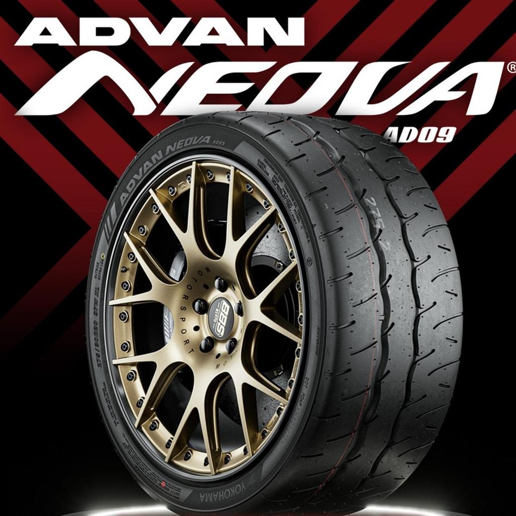 BAN MOBIL TUBLES BAN MOBIL IMPORT MERK YOKOHAMA ADVAN NEOVA-AD09 UKURAN 205 55 RING 16 r16