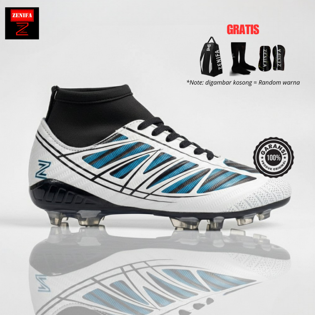 Zenifa - Sepatu Bola Boot Zenifa Sonarwave Sol Bening Olahraga Outdoor