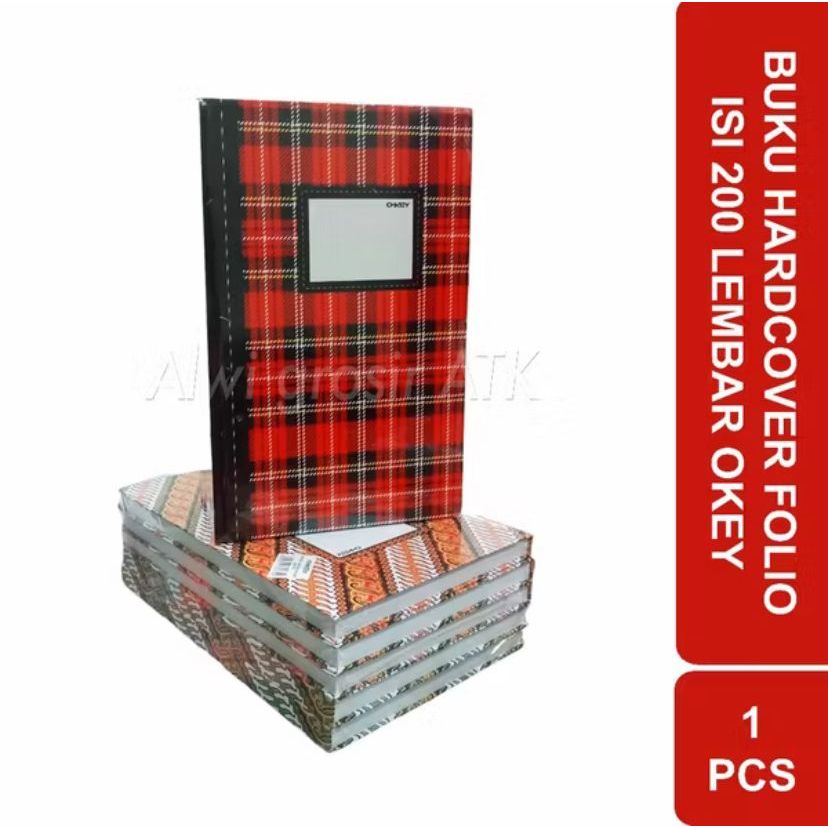 BUKU FOLIO ISI 200 LEMBAR / BUKU AKUNTANSI 200 LEMBAR PAPERLINE / OKEY
