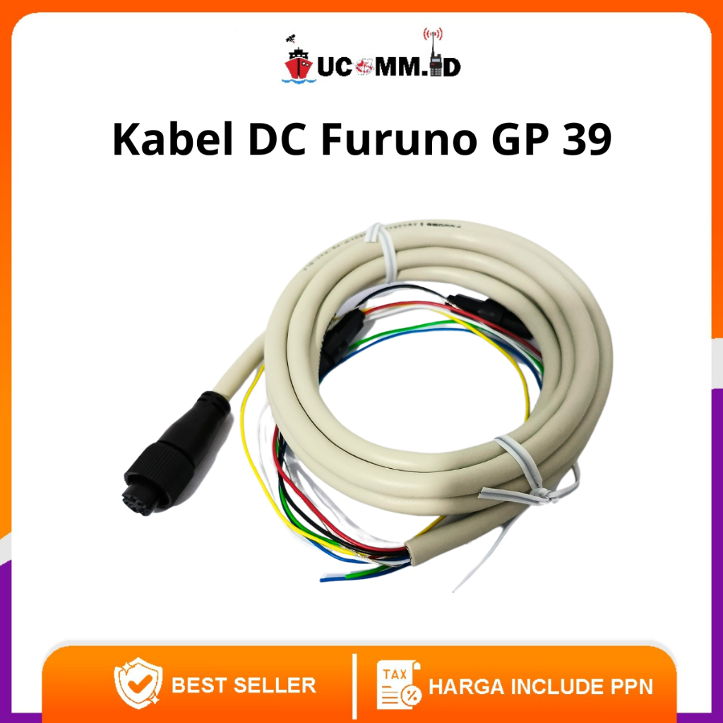 Kabel Power Furuno GP 39 GP 32 Kabel DC Furuno GP39 GP32 Original Resmi Furuno