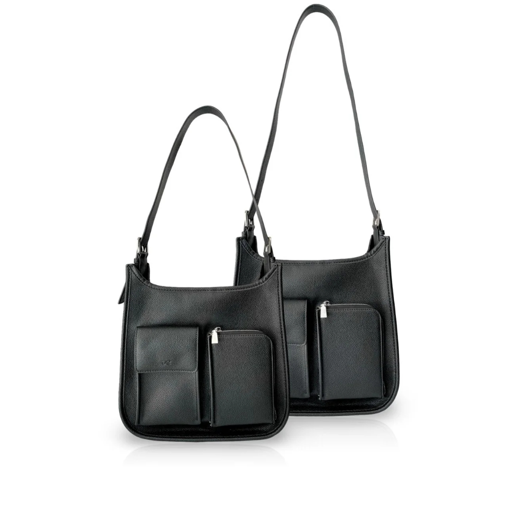 House Of LittleBunny - TATA Sleek PU Tas Wanita Tas Pria Shoulder Bahu Bag