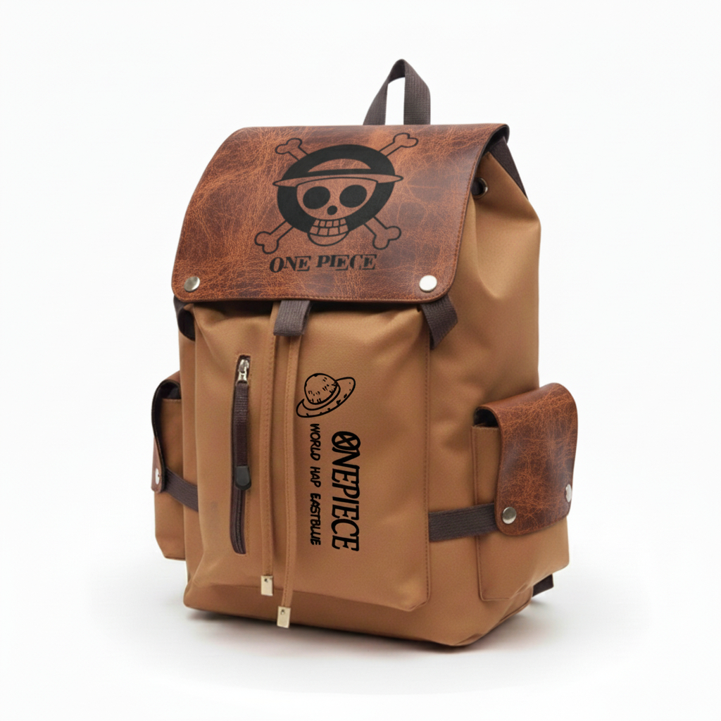 LANGFORD - Tas Ransel Sekolah Tas Anime One Piece Special Edition LF Leather