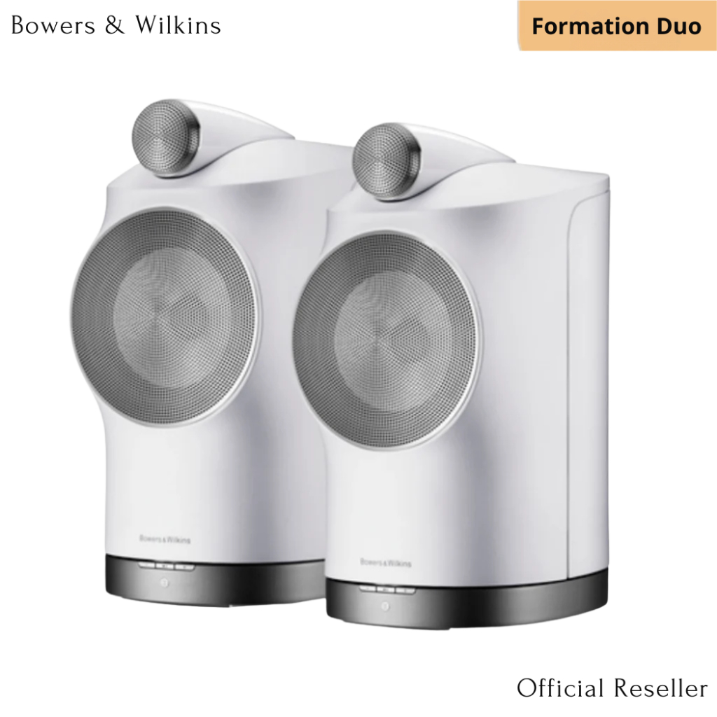 Bowers & Wilkins Formation Duo - Wireless Speaker Inimitable Bowers & Wilkins sound - White