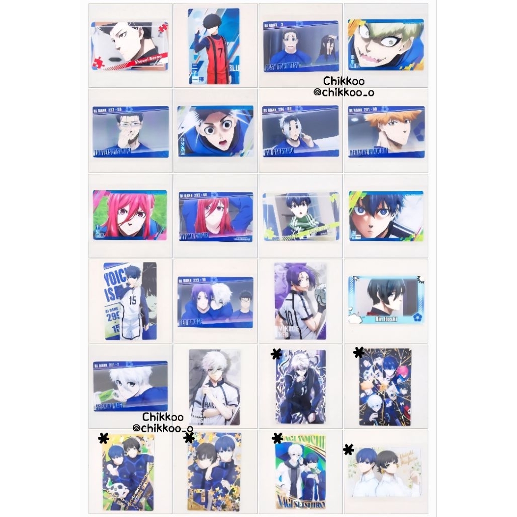 Blue Lock Wafer Card