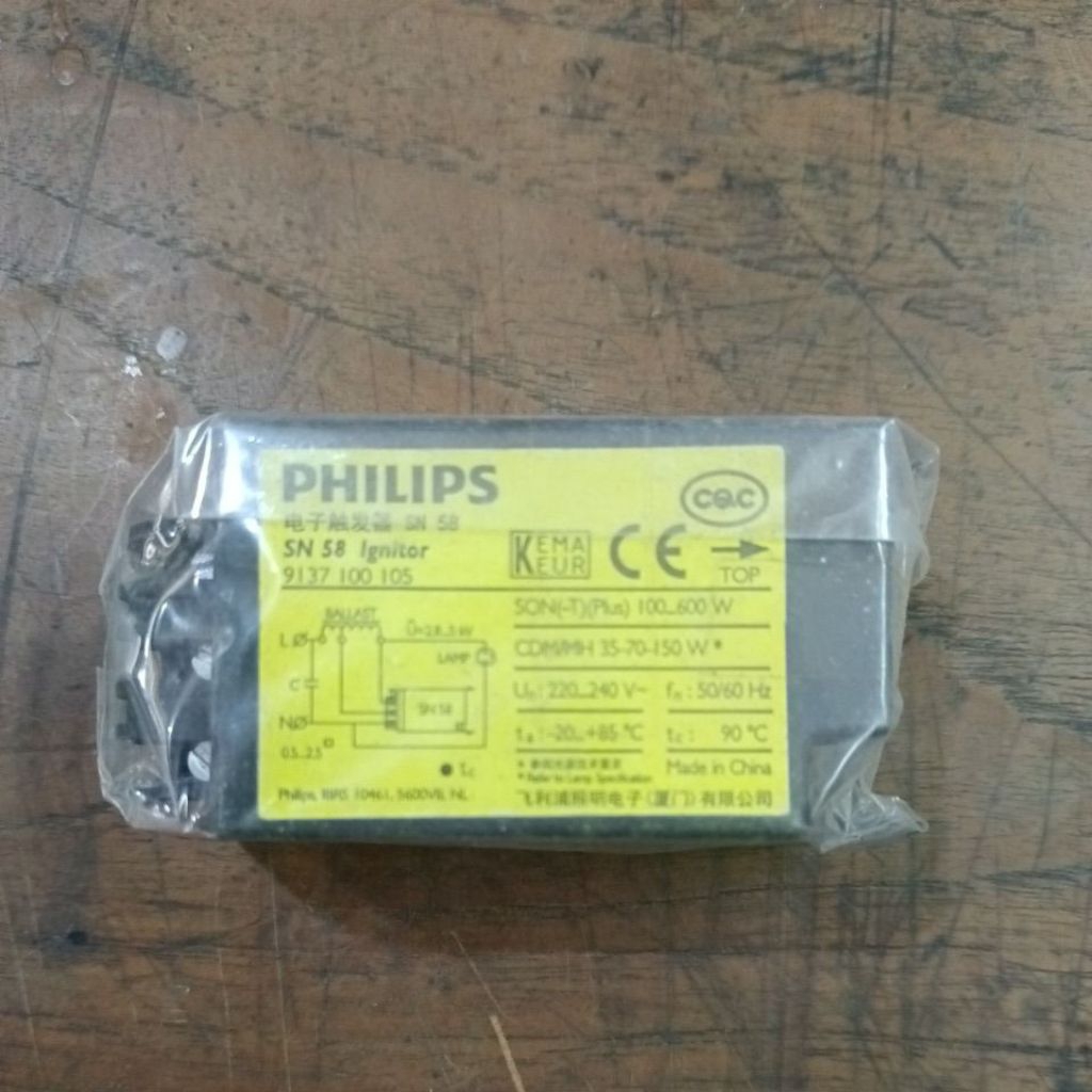 Ignitor Philips SN 58 Lampu SONT