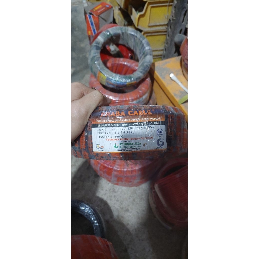 kabel NYA praba 2.5 100meter