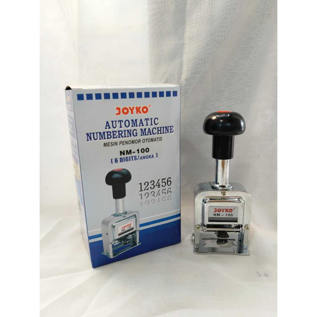 Stempel Nomor Otomatis 6 Digit Numerator Joyko NM-100 / JOYKO MESIN NUMBERING NM-100