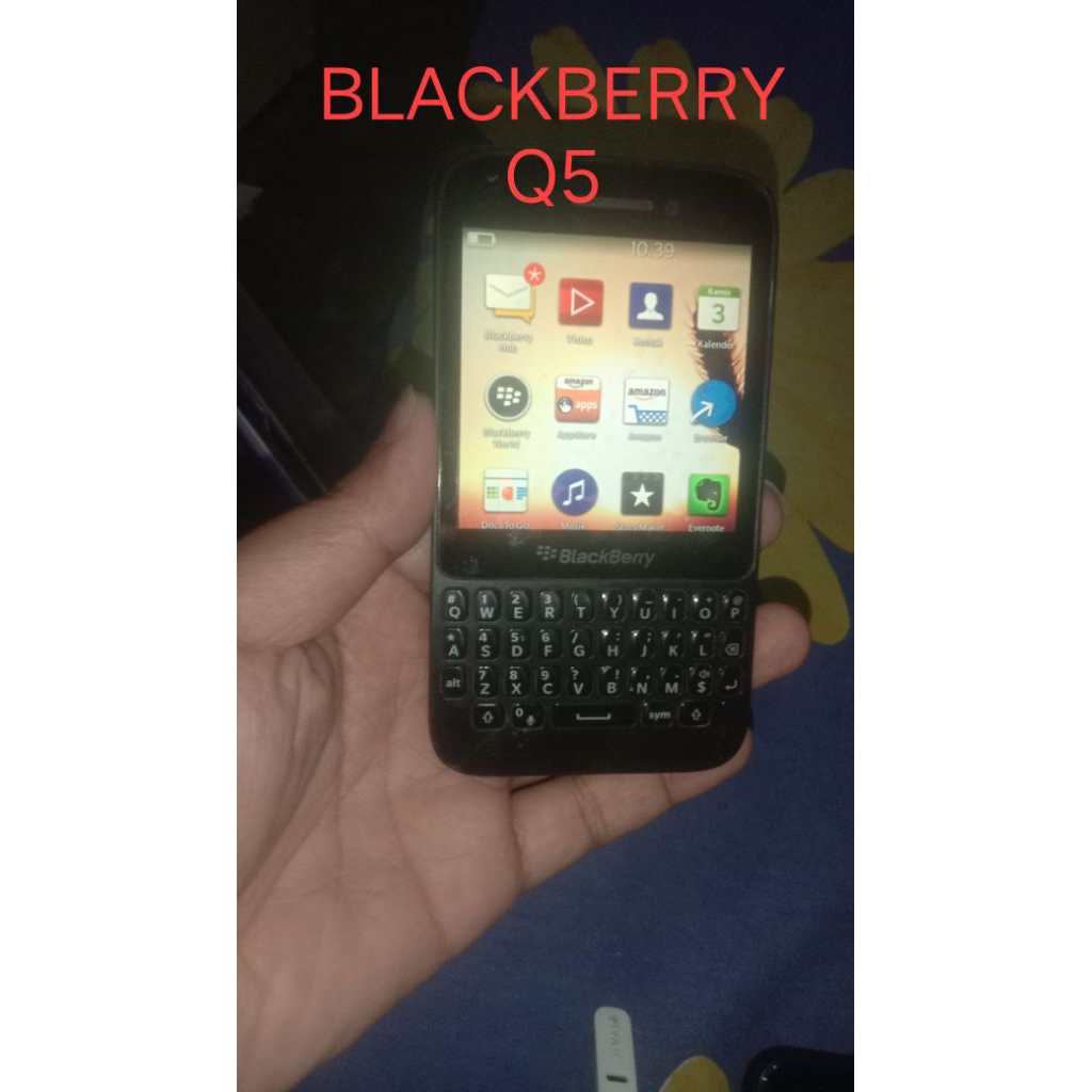 blackberry Q5 second layak pakai