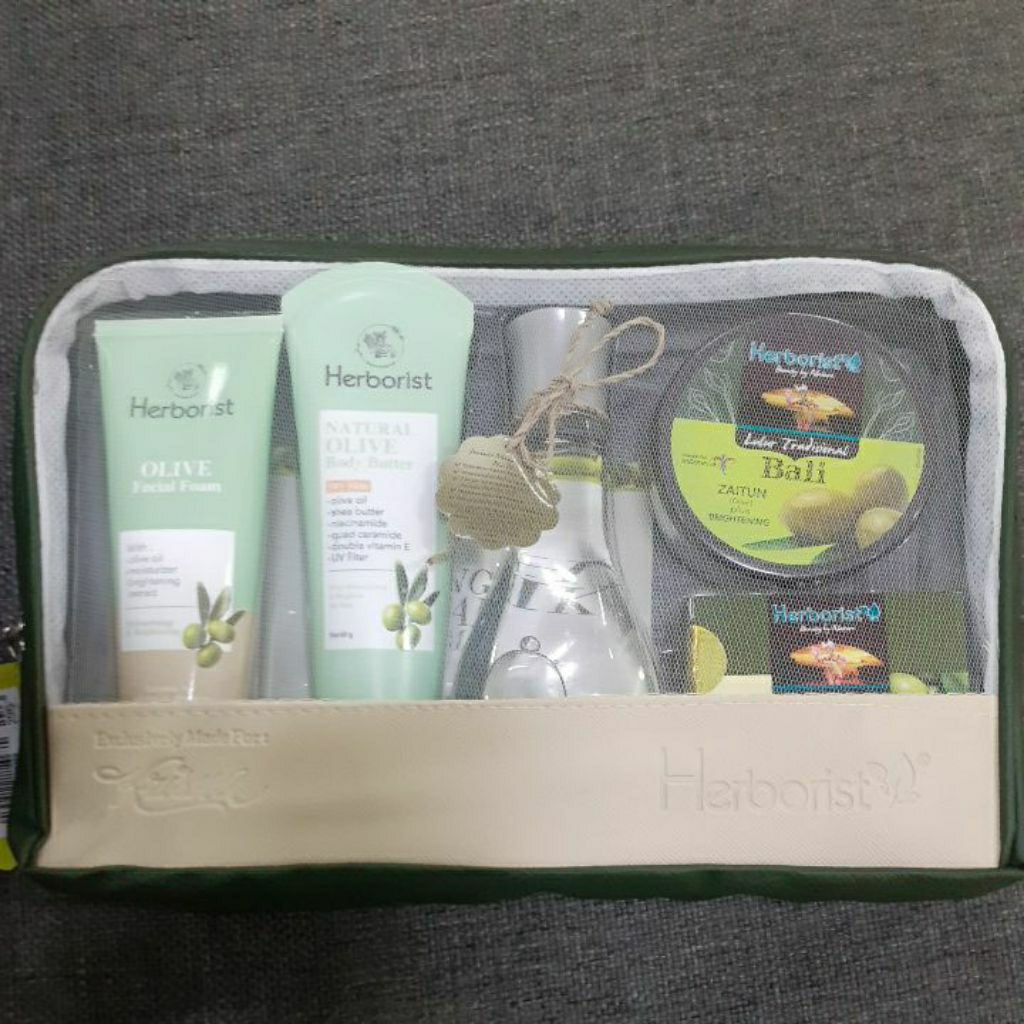 HERBORIST PAKET GIFT SET ZAITUN & FRANGIPANI