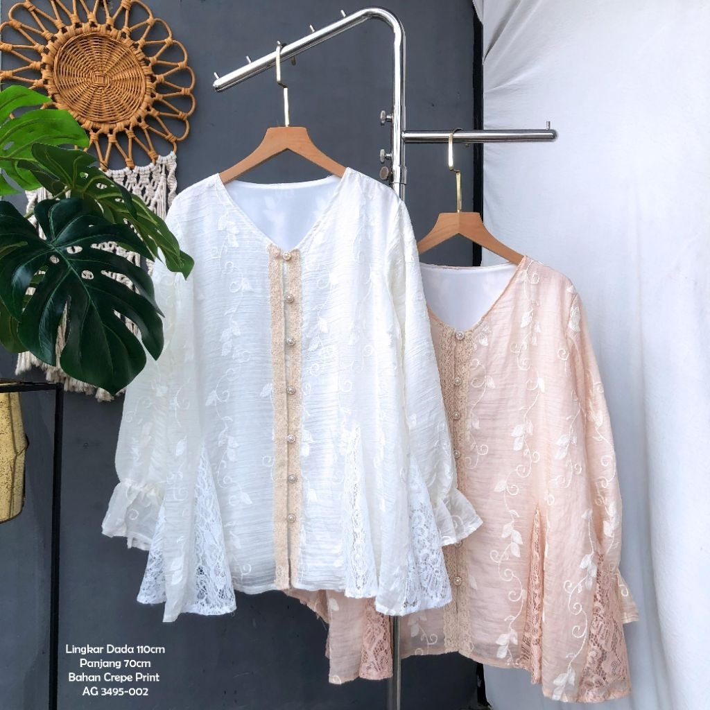 Elora Valerie Lace Blouse