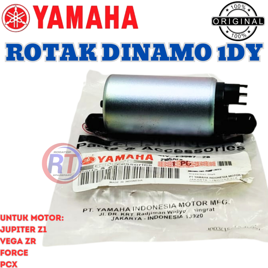 DINAMO ROTAK FUEL PUMP 1DY YAMAHA BUAT MOTOR JUPITER Z1 VEGA ZR FORCE PCX NEW YAMAHA YGP ORIGINALLLL